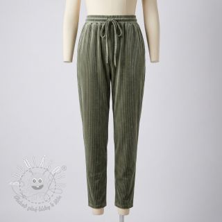 Zamat VELVET LUREX Stripe camo green