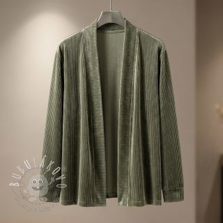 Zamat VELVET LUREX Stripe camo green