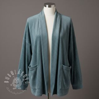 Zamat VELVET LUREX Stripe ocean green