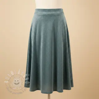 Zamat VELVET LUREX Stripe ocean green
