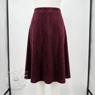 Zamat VELVET LUREX Stripe bordeaux