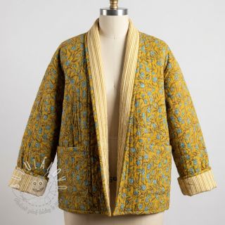 Bavlnená látka QUILT Gange curcuma