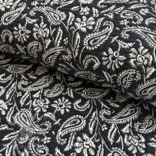 Dekoračná látka jacquard Mumbai allover noir