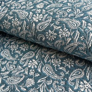 Dekoračná látka jacquard Mumbai allover jade