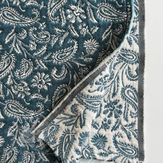 Dekoračná látka jacquard Mumbai allover jade