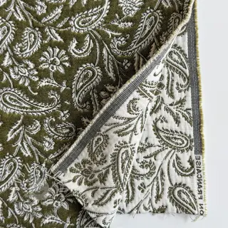Dekoračná látka jacquard Mumbai allover kaki