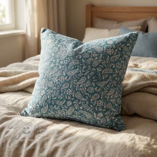 Dekoračná látka jacquard Mumbai allover jade