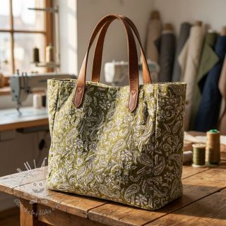 Dekoračná látka jacquard Mumbai allover kaki