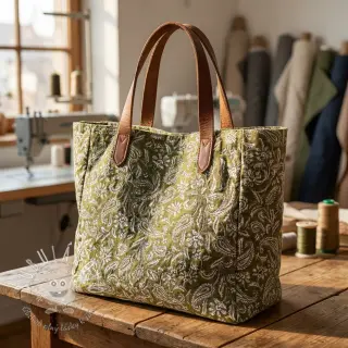 Dekoračná látka jacquard Mumbai allover kaki
