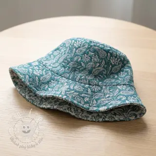 Dekoračná látka jacquard Mumbai allover jade
