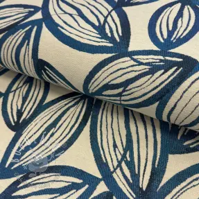 Dekoračná látka jacquard Folia bleu