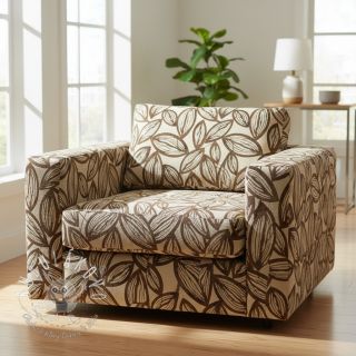 Dekoračná látka jacquard Folia chocolat