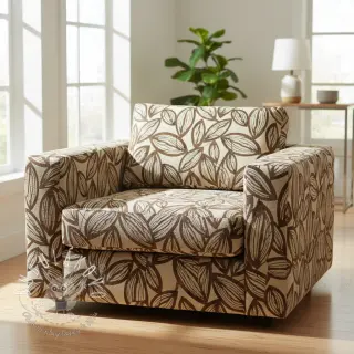 Dekoračná látka jacquard Folia chocolat