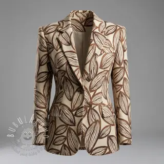 Dekoračná látka jacquard Folia chocolat