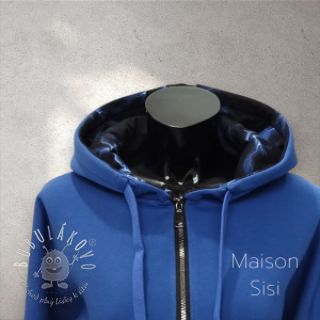 Bavlnená šnúra plochá 15 mm cobalt