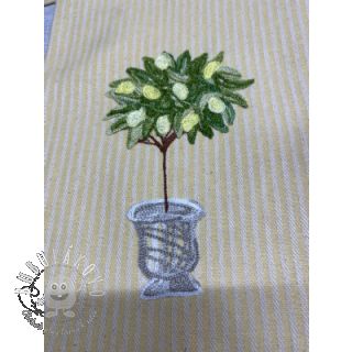 Dekoračná látka DOBBY Colored stripe lavender