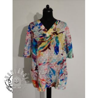 Bavlnená látka DOBBY Staind branch digital print