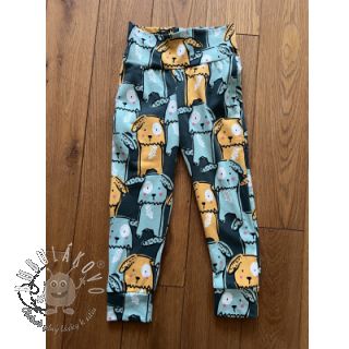 Úplet Funny dogs dark green