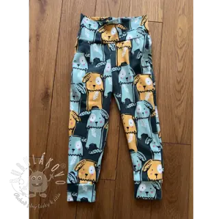 Úplet Funny dogs dark green