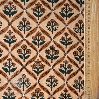 Bavlnená látka HANDCRAFTED BLOCK-PRINTED COTTON