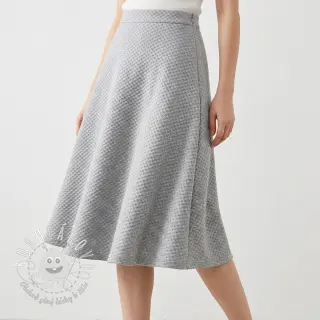 Pletenina Angora honey light grey