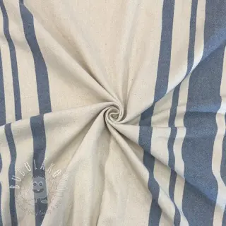 Dekoračná látka Bernadette stripe denim