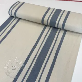 Dekoračná látka Bernadette stripe denim