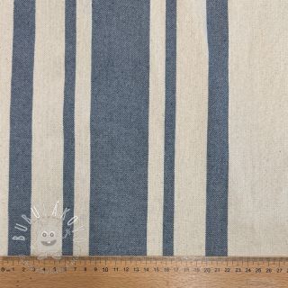 Dekoračná látka Bernadette stripe denim