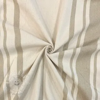 Dekoračná látka Bernadette stripe ficelle