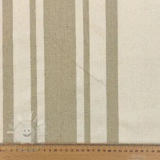 Dekoračná látka Bernadette stripe ficelle