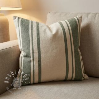 Dekoračná látka Bernadette stripe kaki