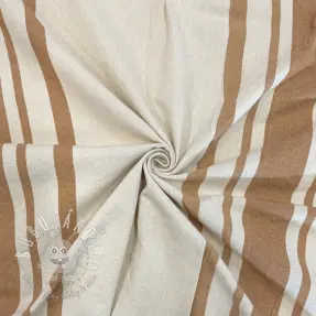 Dekoračná látka Bernadette stripe peanut