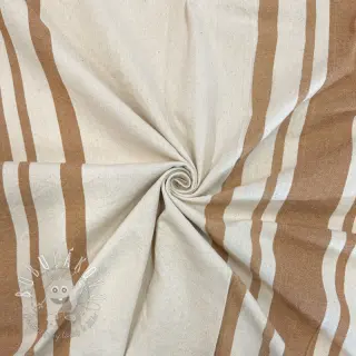 Dekoračná látka Bernadette stripe peanut