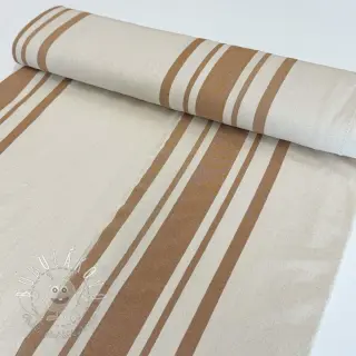 Dekoračná látka Bernadette stripe peanut