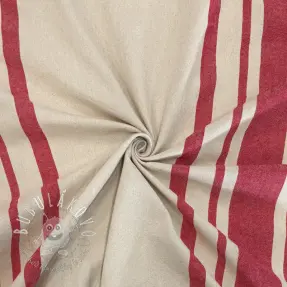 Dekoračná látka Bernadette stripe rouge