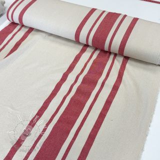 Dekoračná látka Bernadette stripe rouge