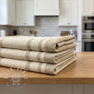 Dekoračná látka Bernadette stripe ficelle