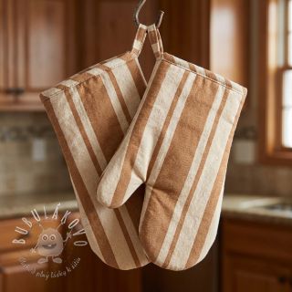 Dekoračná látka Bernadette stripe peanut