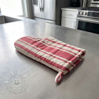 Dekoračná látka Bernadette stripe rouge