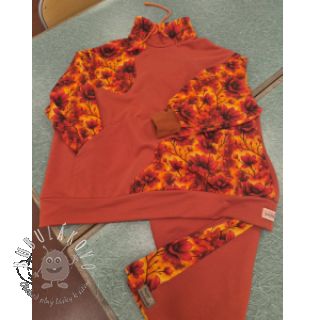 Teplákovina Flower galaxy design A digital print