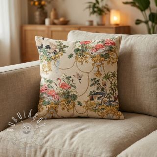 Dekoračná látka GOBELIN premium Flamingo Luxury