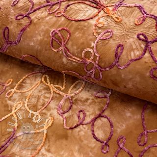 Bavlnená látka TIE DYE Chenille ela design A