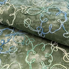 Bavlnená látka TIE DYE Chenille ela design B