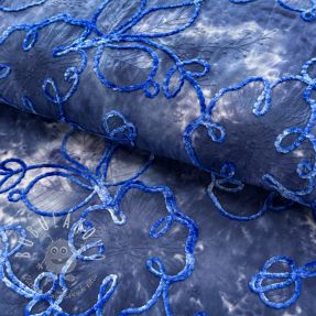 Bavlnená látka TIE DYE Chenille ela design C