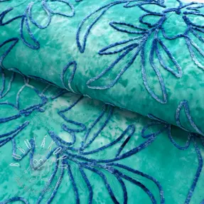 Bavlnená látka TIE DYE Chenille manon design A