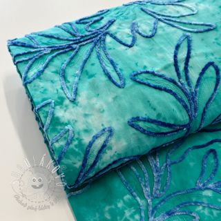 Bavlnená látka TIE DYE Chenille manon design A
