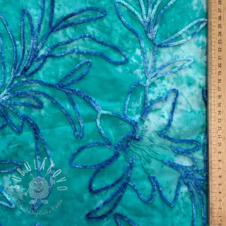 Bavlnená látka TIE DYE Chenille manon design A