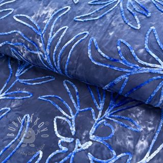 Bavlnená látka TIE DYE Chenille manon design B