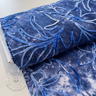 Bavlnená látka TIE DYE Chenille manon design B
