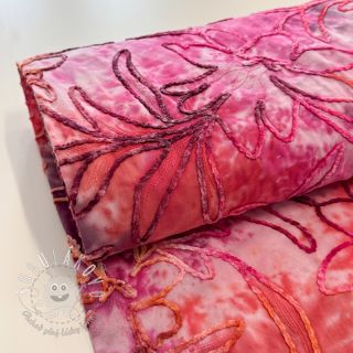 Bavlnená látka TIE DYE Chenille manon design C